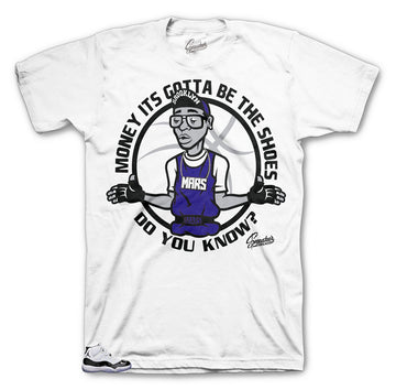 Jordan 11 Concord sneaker to match white tees