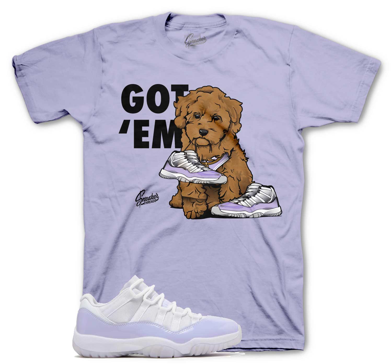 Jordan 11 pure violet sneaker tees