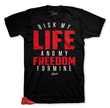 Jordan 12 Gym Red matching t-shirts