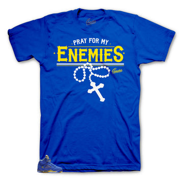Jordan 5 reverse retro sneaker Laney edition has match shirt