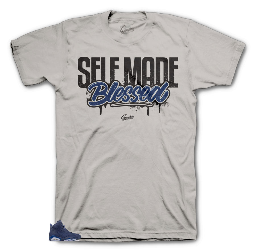 Jordan 6 Diffused self made silver shirts