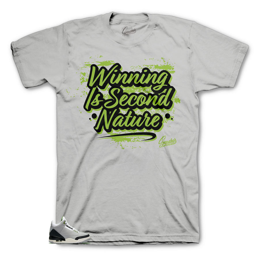 Jordan Second Nature shirt for Chlorophyll 3's
