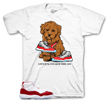 Retro 11 Varsity Red Shirt - Got Em Christmas