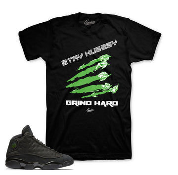 Jordan 13 black cat tees. Retro 13 black cat clothing.