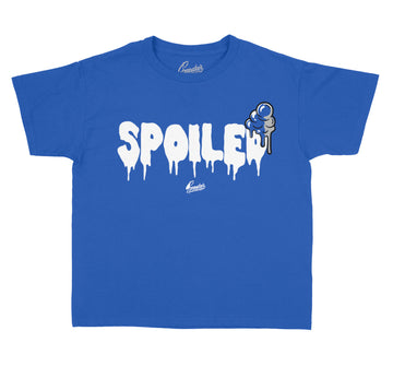 kids tee collection matching with Jordan 5 stealth sneaker collection