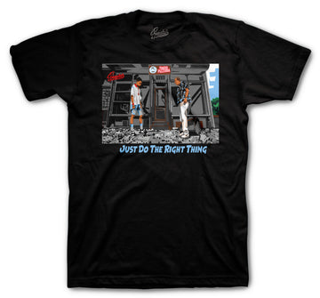 T shirt collection matching with the Jordan 4 university blue sneaker collection