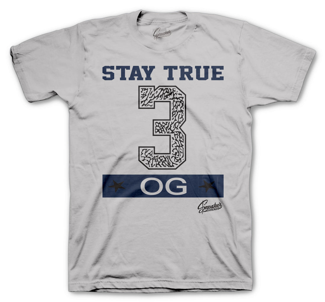guys tees to match with Jordan 3 midnight navy sneaker collection
