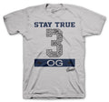 guys tees to match with Jordan 3 midnight navy sneaker collection