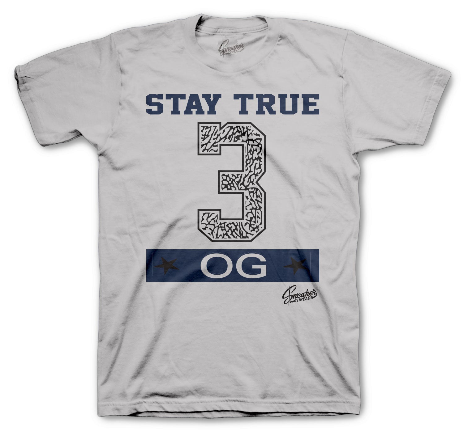 guys tees to match with Jordan 3 midnight navy sneaker collection