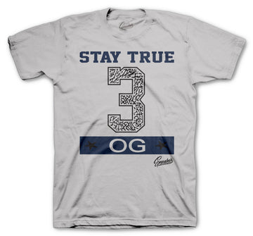 guys tees to match with Jordan 3 midnight navy sneaker collection