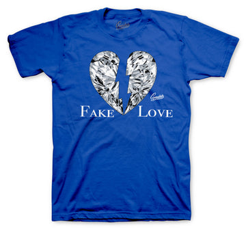 Retro 5 Stealth Shirt - Love - Blue