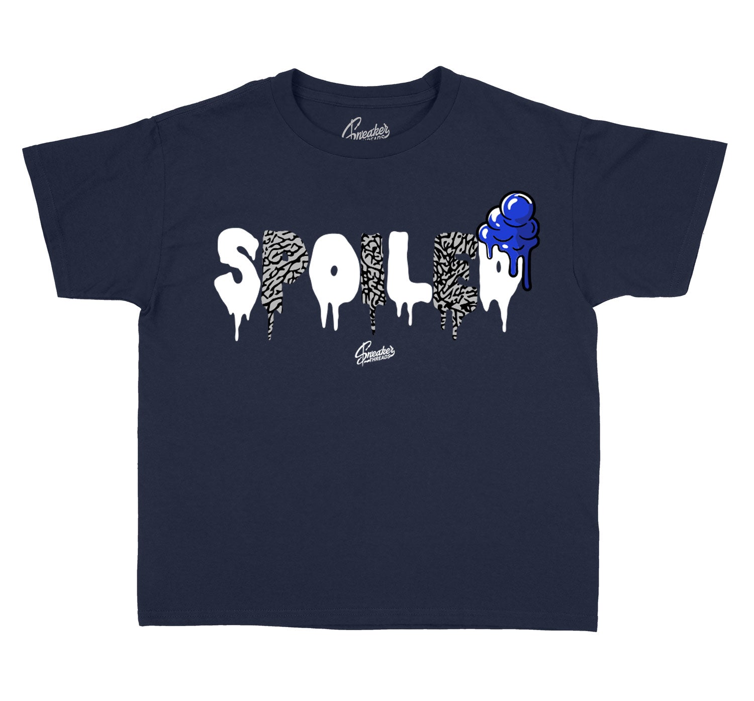 Jordan 3 midnight navy sneaker collection to match with kids tees