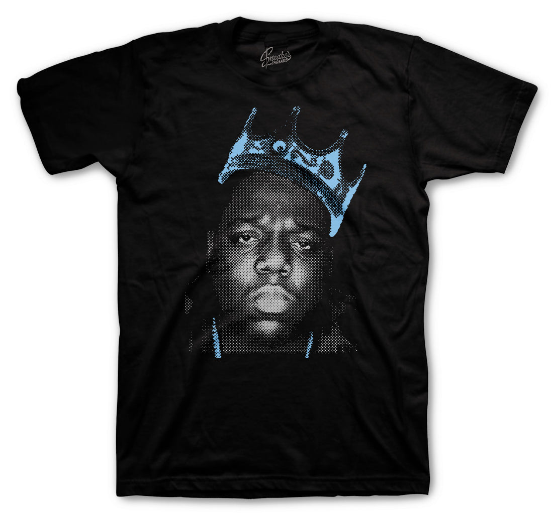 University Blue Jordan 4 sneaker collection made to match with guys t shirt collection