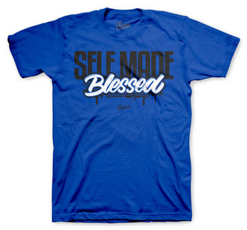 Retro 5 Stealth Shirt - Self Made - Blue