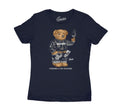 Ladies tee collection to match Jordan 3 midnight navy sneaker collection