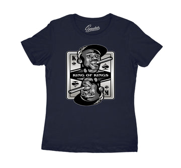 Womens tee collection to match the Jordan 3 midnight navy sneaker collection