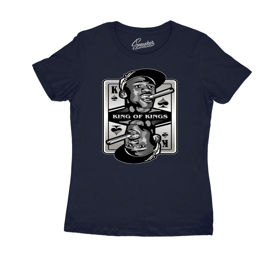 Womens tee collection to match the Jordan 3 midnight navy sneaker collection