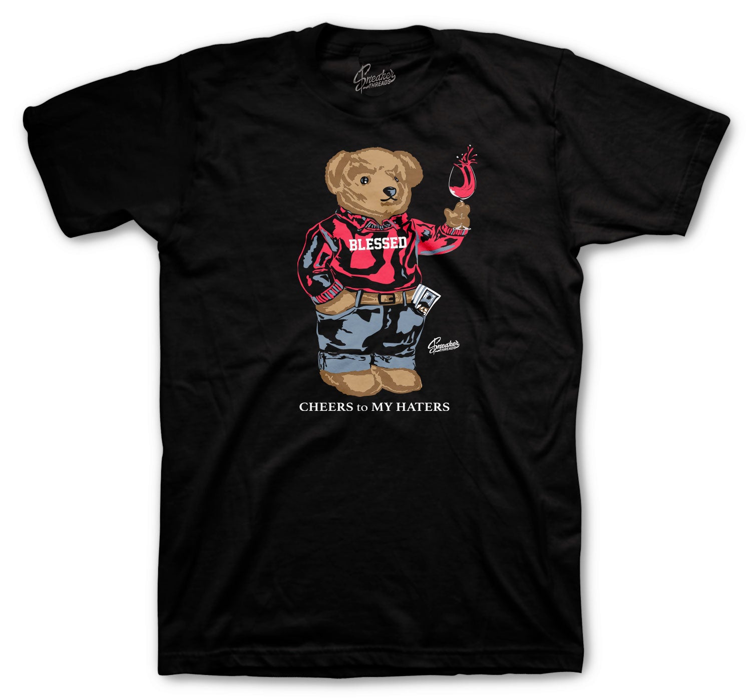 Retro 12 Utility Shirt - Cheers Bear - Black