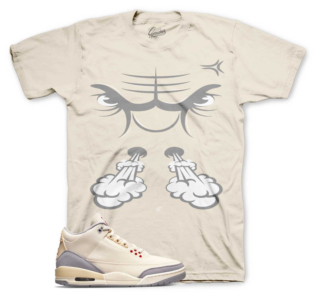 Jordan 3 muslin sneaker tees