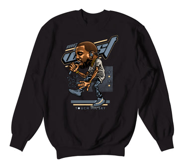 Ash Blue 350 Sweater - Touch The Sky - Black