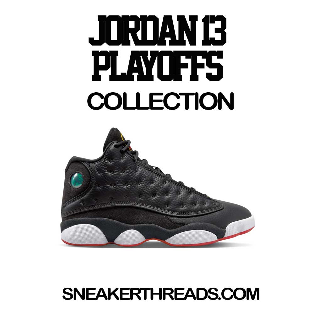 Retro 13 Playoff Shirt -  Can't Stop - Black
