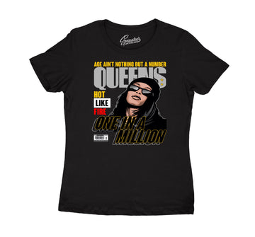 Womens Cool Grey 3 Shirt - Queens - Black
