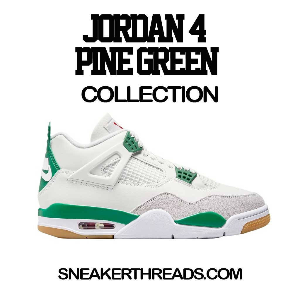 Retro 4 SB Pine Green Shirt - Creme - White