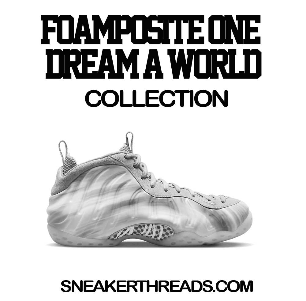 Foamposite Dream A World Shirt - Heaven Cent - Black