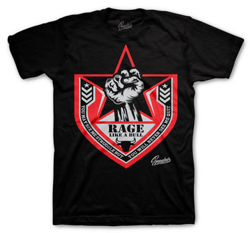 Ragging Bull Jordan 5 sneaker goes with collection of t shirts for men
