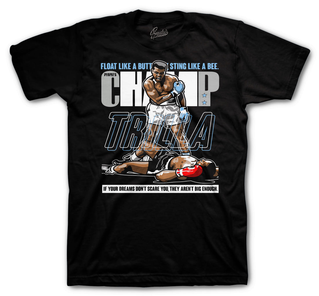 University Blue Jordan 4 sneaker collection goes with mens clothing collection