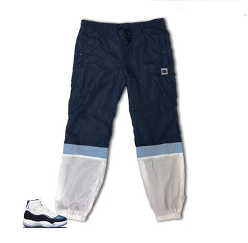 Jordan 11 win like 82 track pants match retro 11 sweatpants.