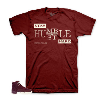 Bordeaux Jordan retro 12 | Sneaker threads tees match retro 12.