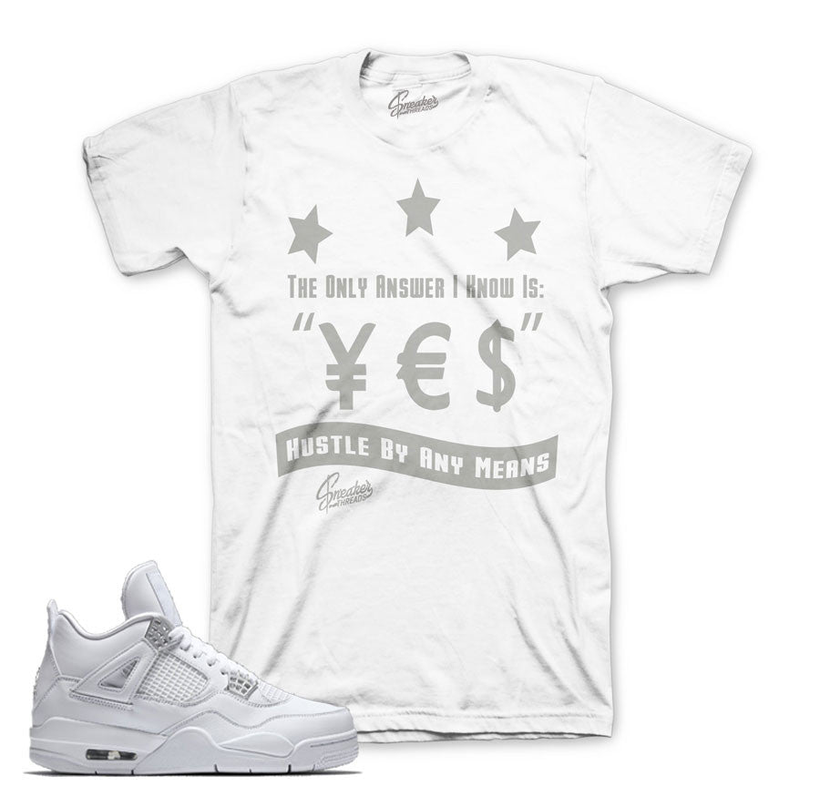 Match Jordan 4 pure money shirts retro 4's money tees match.