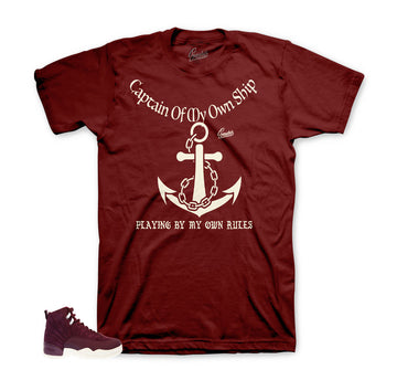 Bordeaux Jordan retro 12 sneaker matching tees and shirts.