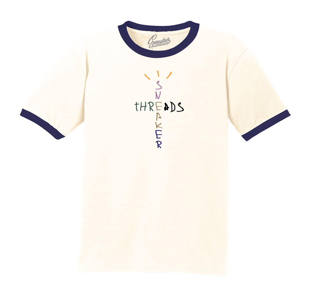 Air Force 1 one Travis Scott sneaker tees match sneakers.