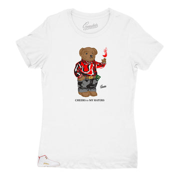 Jordan 12 Fiba Cheers Bear Womens cute shirts to match