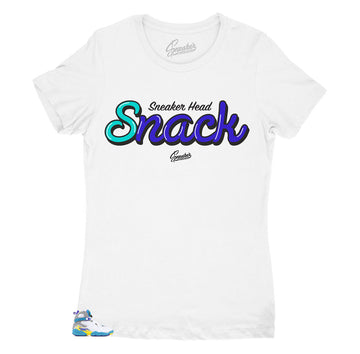 Jordan 8 White Aqua White tee to look like snack