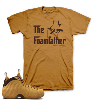 Shirts match foamposite wheat foam wheat sneaker tees.