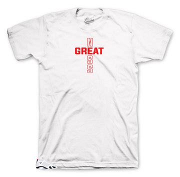 Jordan 14 Supeme Greatest shirt for fit to match sneakers