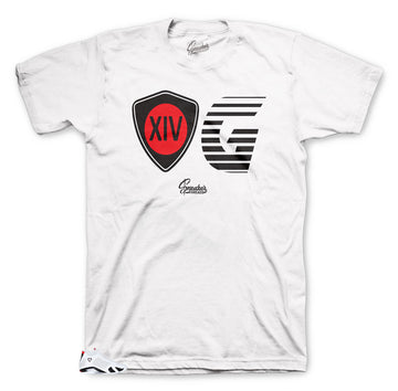 Sneaker tees match Jordan 14 supreme sneaker shirts.