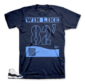 Retro 11 Win Like 82 Shirt - Shoe Box - Navy