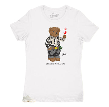 Yeezy Bone White Women shirts to match sneakers