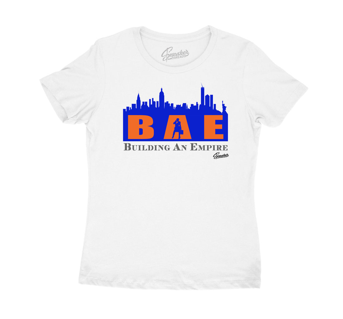 Women Jordan 3 knicks collection matching women shirts created to match perfectly with the womens knicks