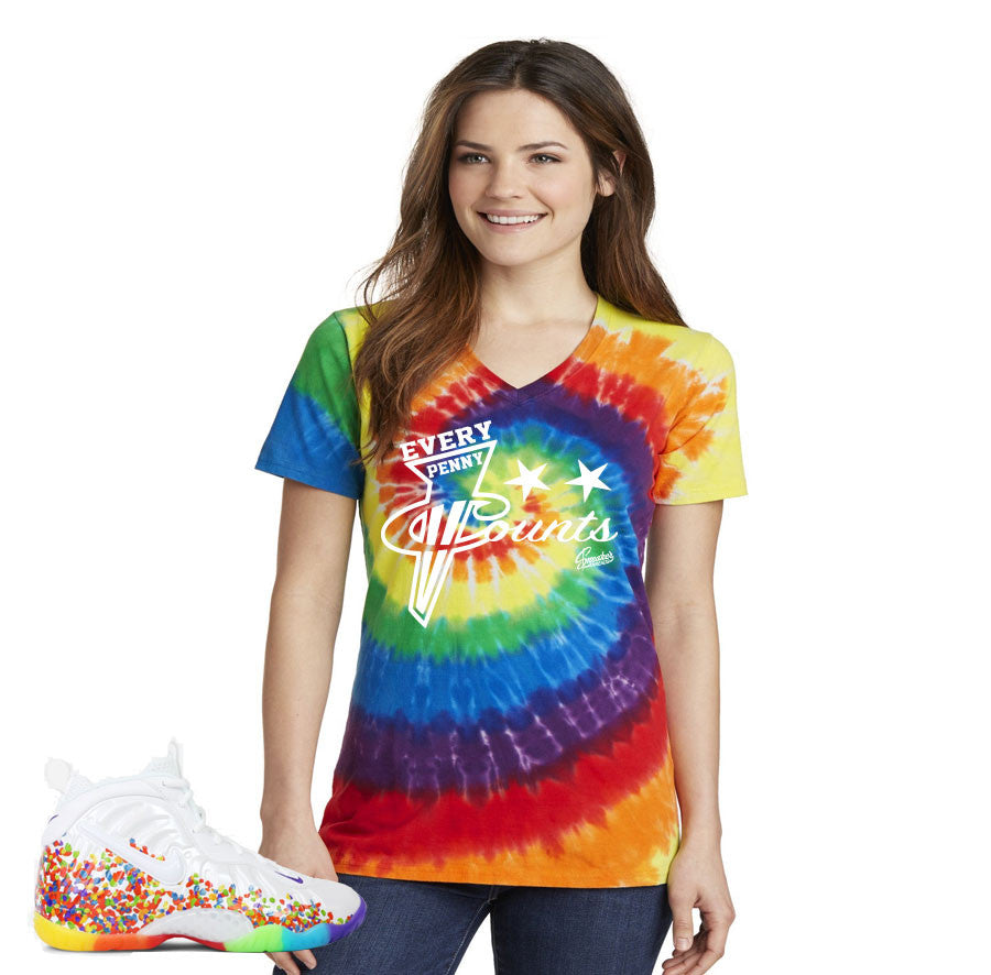 Women's fomaposite fruity pebble tees match foams tees.