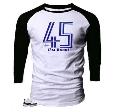 Jordan 11 concord raglan sneaker tees to match 11s.