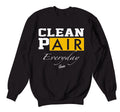 Jordan 12 Reverse Taxi Black Sweater Collection for release
