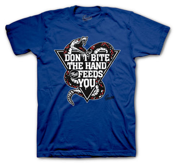 Jordan 4 Loyal Blue Snake Feeds You tee