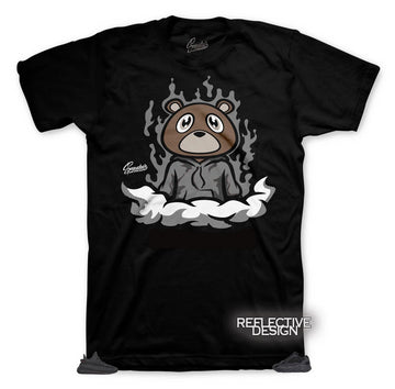 Yeezy boost vanta and reflective black tees to match shoes.