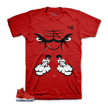 Jordan 11 win like 96 match shoes | Fresh pair sneaker tee.