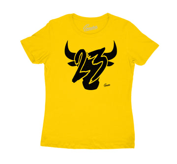 Uni Gold Jordan 9 ladies t shirt collection
